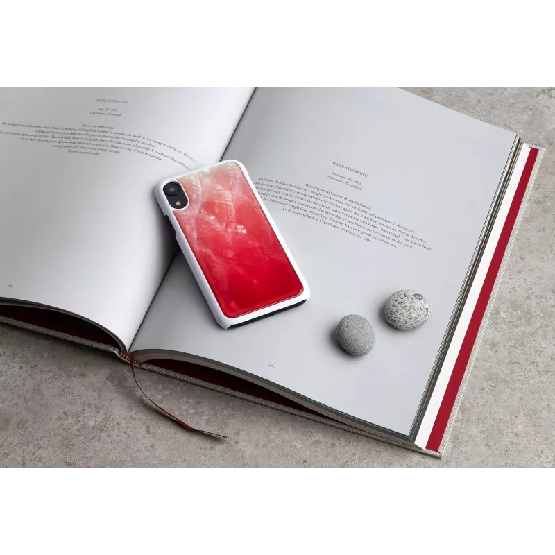 Capa para smartphone iKins para iPhone XR – pink lake e branco