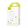 Carregador usams T22 18W QC 3.0 com cabo USB-C — carregador rápido 18W, Quick Charge 3.0