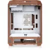 Caixa Thermaltake The Tower 600 CA-1Z1-00MUWN-00 Midi Tower ATX, vidro temperado, 2 ventoinhas de 140 mm, suporte para unidades de 3,5/2,5 polegadas, Mocha Mousse