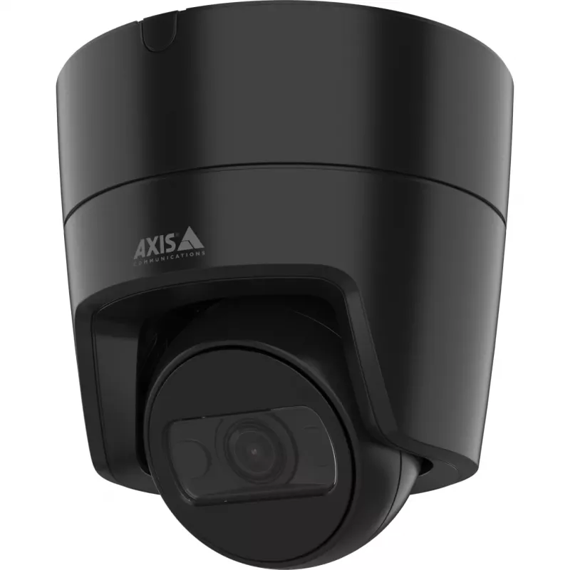 Câmara de vigilância AXIS M3125-LVE preta — câmara IP exterior, 1080p, PoE, H.264/H.265, condições de baixa luminosidade, resistente às intempéries
