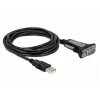 Adaptador DELOCK USB 2.0 Type-A para 1 x Série RS-232 DB9 3 m
