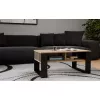 Mesa de centro top e shop STOLIK KAWOWY ŁAWA MODERN 2P fina carvalho Artisan ripas pretas