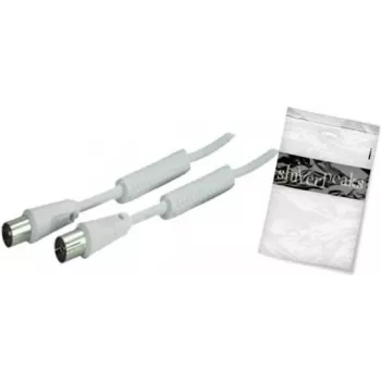 Cabo coaxial ShiverPeaks BS80208-128-15 15 m IEC branco