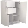 Topeshop 2D2S BIEL cómoda, branca