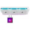 Refrigerador líquido CPU tudo-em-um lian li HydroShift II LCD-S 360mm com RGB e ecrã LCD