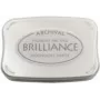 Almofada de carimbo Artoz Papier Brilliance branco 9,0 x 6,0 cm