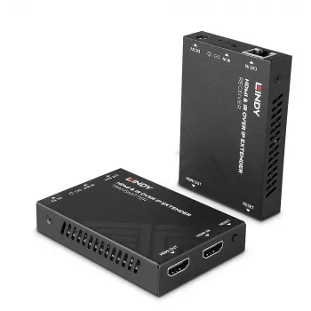 Extensor HDMI e IR over IP Lindy, 1920 x 1080 píxeis, transmissor e recetor AV, 150 m, com fios, preto, HDCP