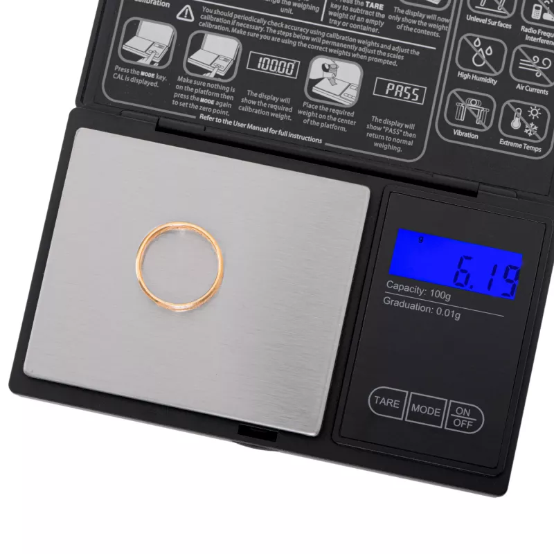 Adler | Balança de precisão | AD 3176 | Capacidade máxima 0,1 kg | Preto