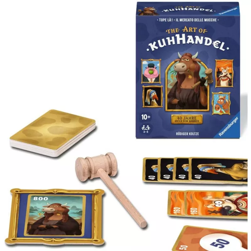 Kuhhandel 40 anos edição de aniversário, jogo de tabuleiro