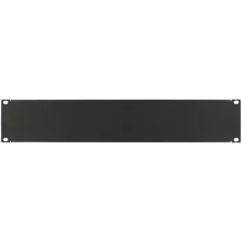 Tampa cega LOGON RAB105BL preta 2U acessório para rack