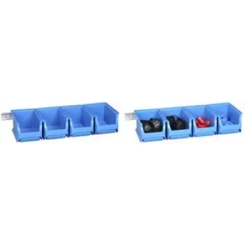 Conjunto de caixas de armazenamento visível allit Sichtlagerkasten ProfiPlus 3/5 resistente à temperatura até -10 °C