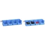 Conjunto de caixas de armazenamento visível allit Sichtlagerkasten ProfiPlus 3/5 resistente à temperatura até -10 °C