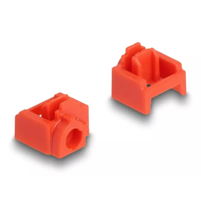 Bloqueador de porta DeLOCK 20928 RJ-45 vermelho plástico 11 unid.