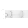 Aquecedor inteligente AENO Premium Eco, 700 W, vidro temperado, aquecimento infravermelho + convecção, ecrã LED, tipo de ficha: Europa (tipo E/F), BRANCO