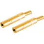 Conector de cabo ShiverPeaks BS50400-G2 6,3 mm dourado fêmea 2 unid.