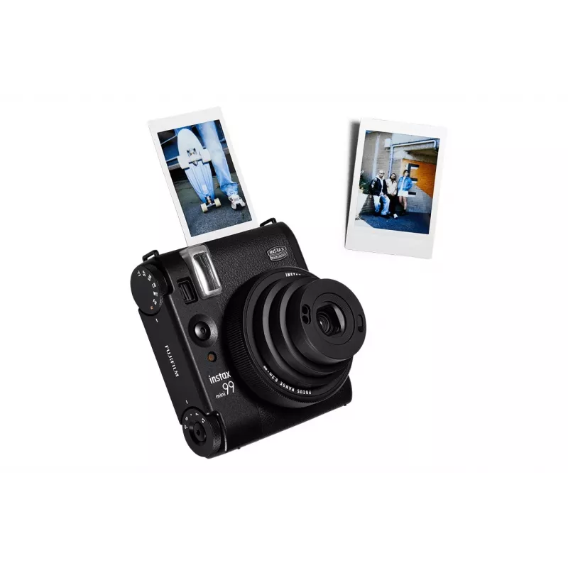 Máquina fotográfica instantânea Fujifilm Instax Mini 99 preta — imagem 62×46 mm, filme 86×54 mm, distância focal 60 mm