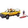 Veículo de resgate de brinquedo com figura BRUDER 02506 — plástico ABS, idade recomendada 4+
