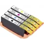 Renkforce embalagem combinada de tinta substitui Canon CLI-581 BKCMY (2103C004) compatível preto, ciano, magenta, amarelo RF-I-C-CLI581BKCMY4PK RF-5718880 (RF-5718880)