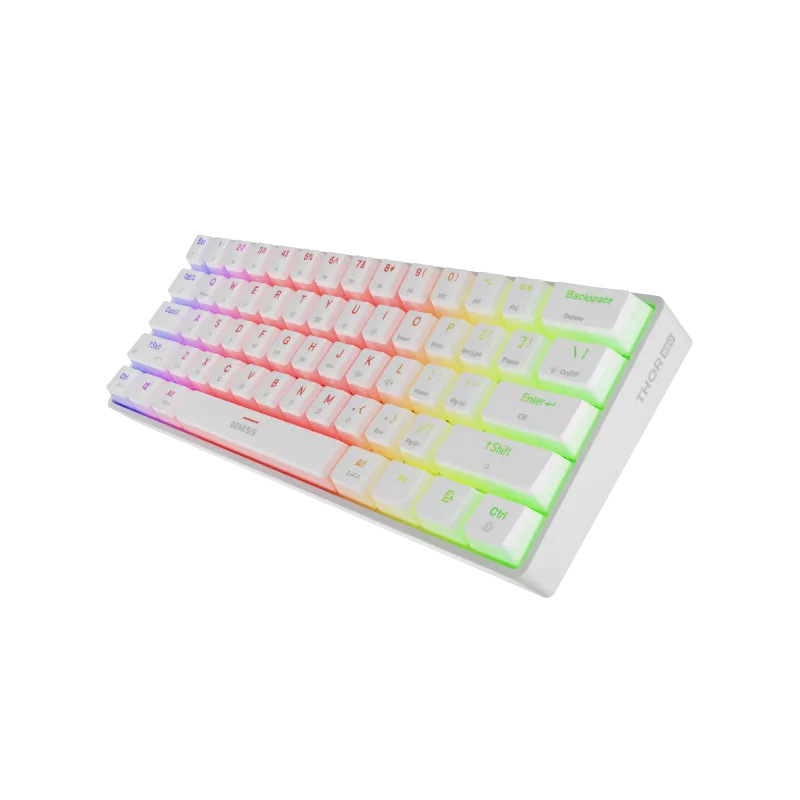 Teclado gaming genesis THOR 660 G2 — modo sem fios (2,4 GHz, Bluetooth) e com fios