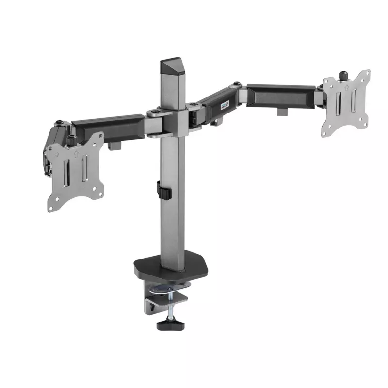 Suporte de encaixe para dois monitores Deluxe Ergo Office, 17-32, máx. 9 kg, ER-449