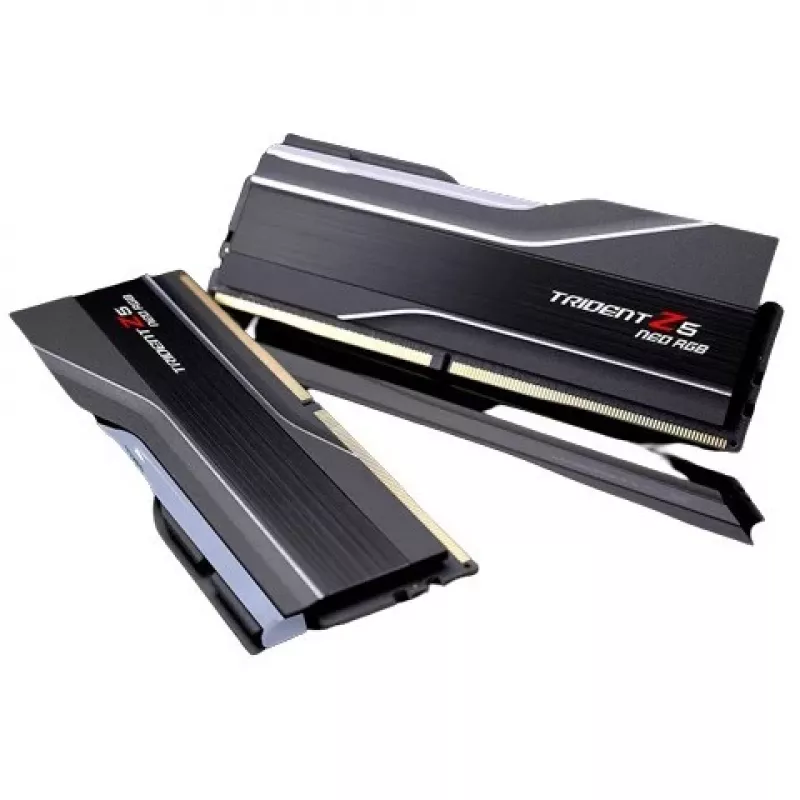 DIMM 96 GB DDR5-5600 (2x 48 GB) Dual-Kit, memória preta, F5-5600J4040D48GX2-TZ5NR, Trident Z5 NEO RGB, AMD EXPO