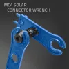 Conjunto de ferramentas solares Qoltec compatível com conectores MC4 | alicate de cravar + alicate de descarnar automático