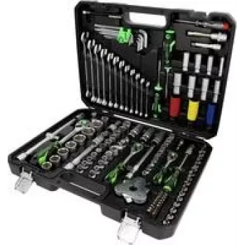 Conjunto de chaves de caixa KS Tools 512.0132 com encaixe de 1/4 polegadas, 3/8 polegadas e 1/2 polegadas