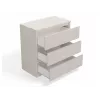 Cómoda MALWA M3 da top e shop — 3 gavetas, 700×750×400 mm, aglomerado, acabamento mate caxemira