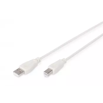 Cabo de ligação USB Assmann. tipo A - B M/M. 1,8 m. Compatível com USB 2.0. UL. be (AK-300102-018-E)