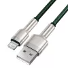 Cabo USB-A para Lightning Baseus 1 m, verde