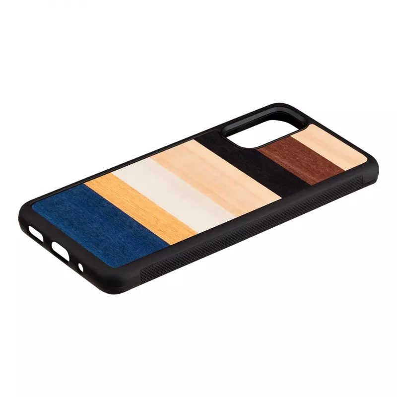 Capa para telemóvel Man and Wood Galaxy S20 preto – capa de proteção para Samsung Galaxy S20