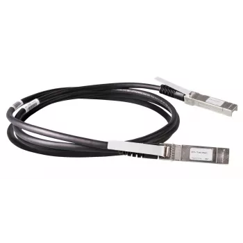 Cabo de rede Hewlett Packard Enterprise X240 10G SFP+ SFP+ 3m cabo DA preto