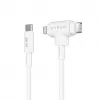 Cabo USB HYPER HyperJuice USB 2.0 1,5 m USB-C USB-C/Lightning Branco
