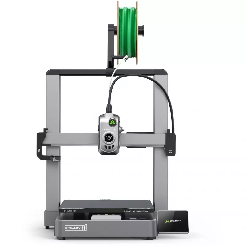 Creality Hi 1001010510 impressora 3D, extrusor direto, nivelamento automático, prateada/preta