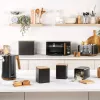 Conjunto de recipientes Salter BW12898EU7, 3 peças, preto, recipientes de armazenamento herméticos para a cozinha