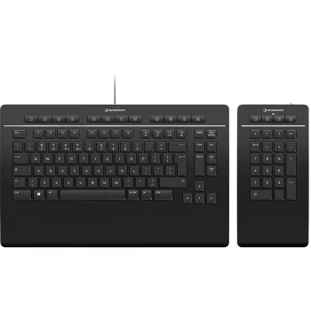 Teclado 3Dconnexion Pro com teclado numérico – Teclado e bloco numérico