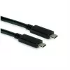 Cabo ROLINE USB3.2Gen2 PD 20V5A Type-C-C ST/ST 0,5 m - Cabo - Digital/Dados - 0,5 m (11.99.9057)