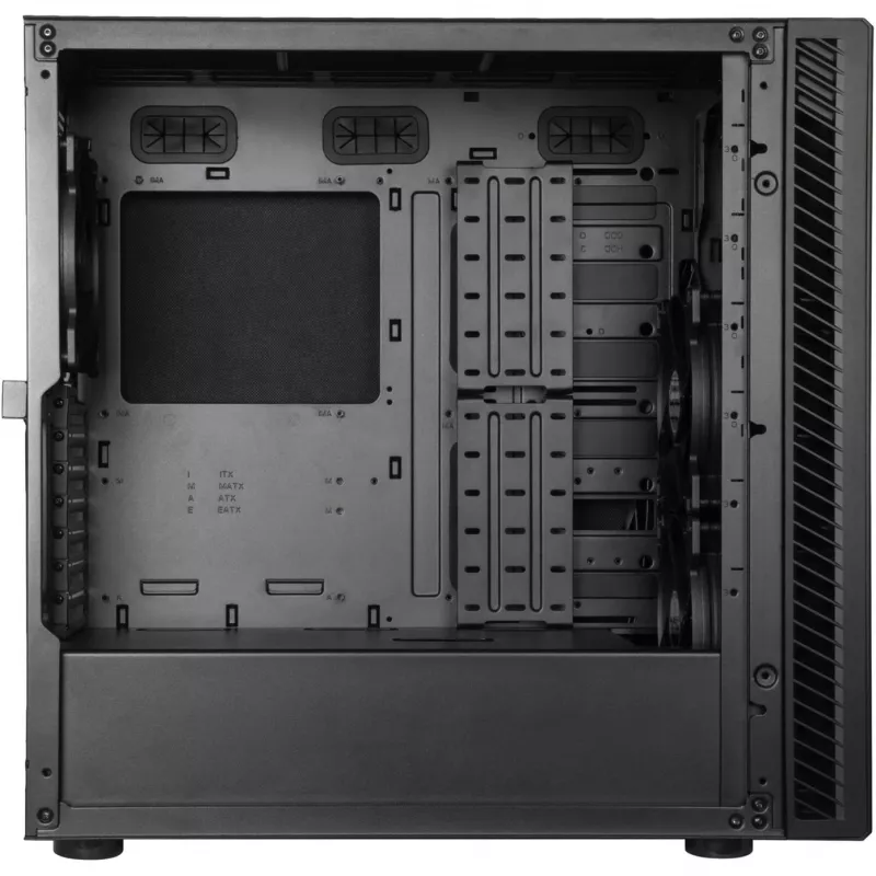 Caixa SilverStone SETA Q1 Midi Tower, preto