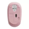 Rato sem fios Baseus F01B Tri-Mode 2.4G BT5.0 1600 DPI (rosa)