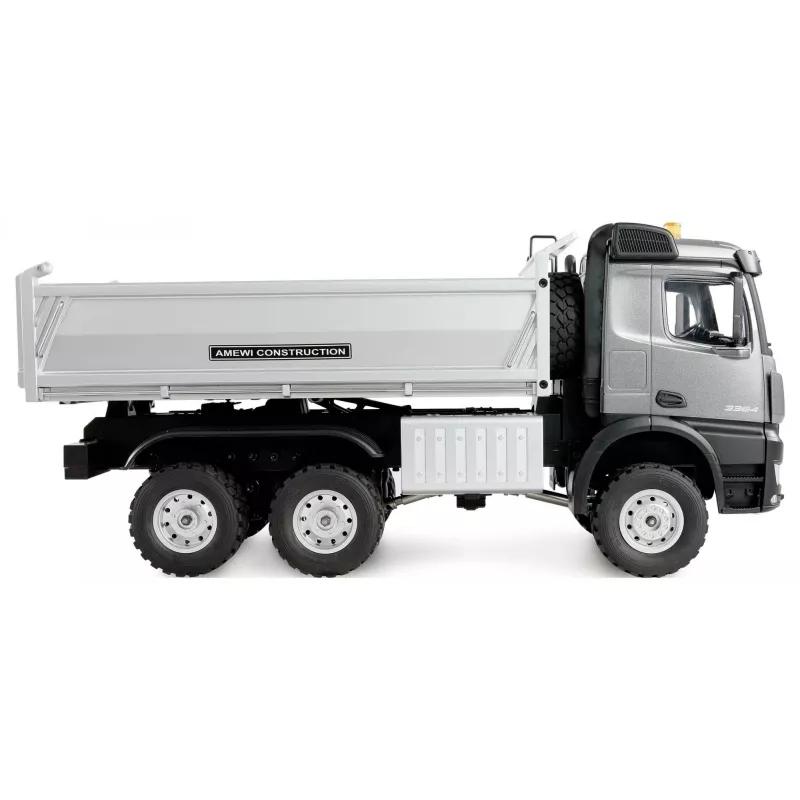 Amewi 22685 Mercedes-Benz Arocs Camião basculante 6x6 1:14 RTR, antracite