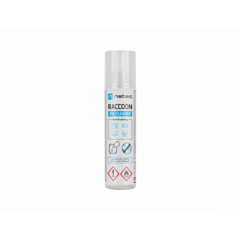 Spray de álcool isopropílico NATEC Raccoon IPA Cleaner 250 ml — NATEC NSC-2450