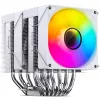 Jonsbo CR-1400 DV2 cooler de ar para CPU, 2 x 92 mm, branco