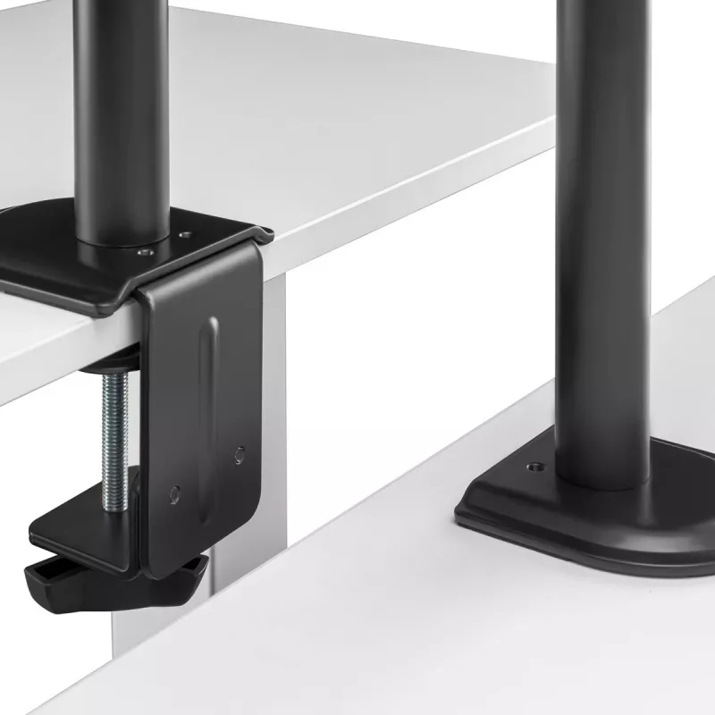 Suporte de mesa Maclean para 2 monitores, VESA 75x75 e 100x100, 17-32, 2x 9kg, MC-754N