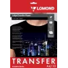 Papel de transferência Lomond A4 para tecidos escuros, 10 folhas