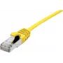 Cabo de rede Dexlan 858708 0,5 m Cat6a S/FTP amarelo