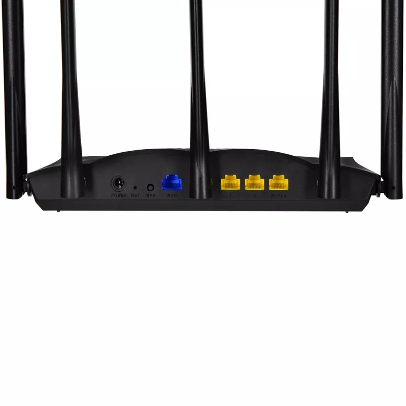 Router sem fios Tenda TX12 PRO Fast Ethernet dualband (2,4 GHz / 5 GHz) preto