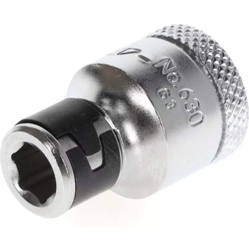 Gedore 1973312 adaptador de pontas, quadrado de 3/8″ para sextavado de 1/4″, cromado