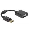 Adaptador DisplayPort 1.2 macho para VGA fêmea DeLOCK 61006