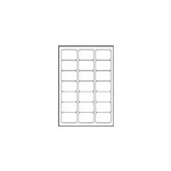 Avery - etiquetas de endereço - transparentes - 63,5 x 38,1 mm - 525 etiqueta(s) (25 folhas x 21) (J8560-25)