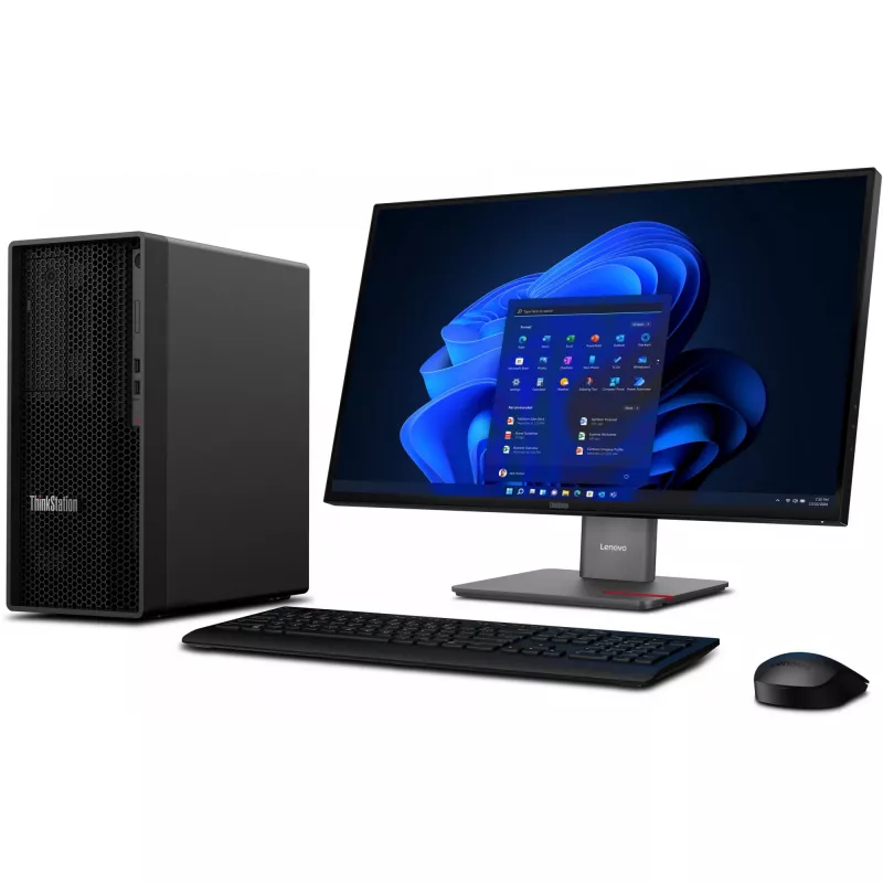 Lenovo ThinkStation P2 Tower Gen 2 Intel Core Ultra 7 265K 32 GB DDR5-SDRAM 512 GB SSD Windows 11 Pro Workstation preto